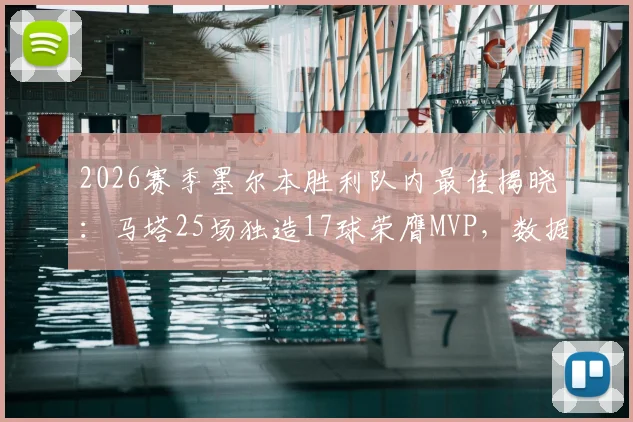 2026赛季墨尔本胜利队内最佳揭晓:马塔25场独造17球荣膺MVP,数据解析与球迷评价一览